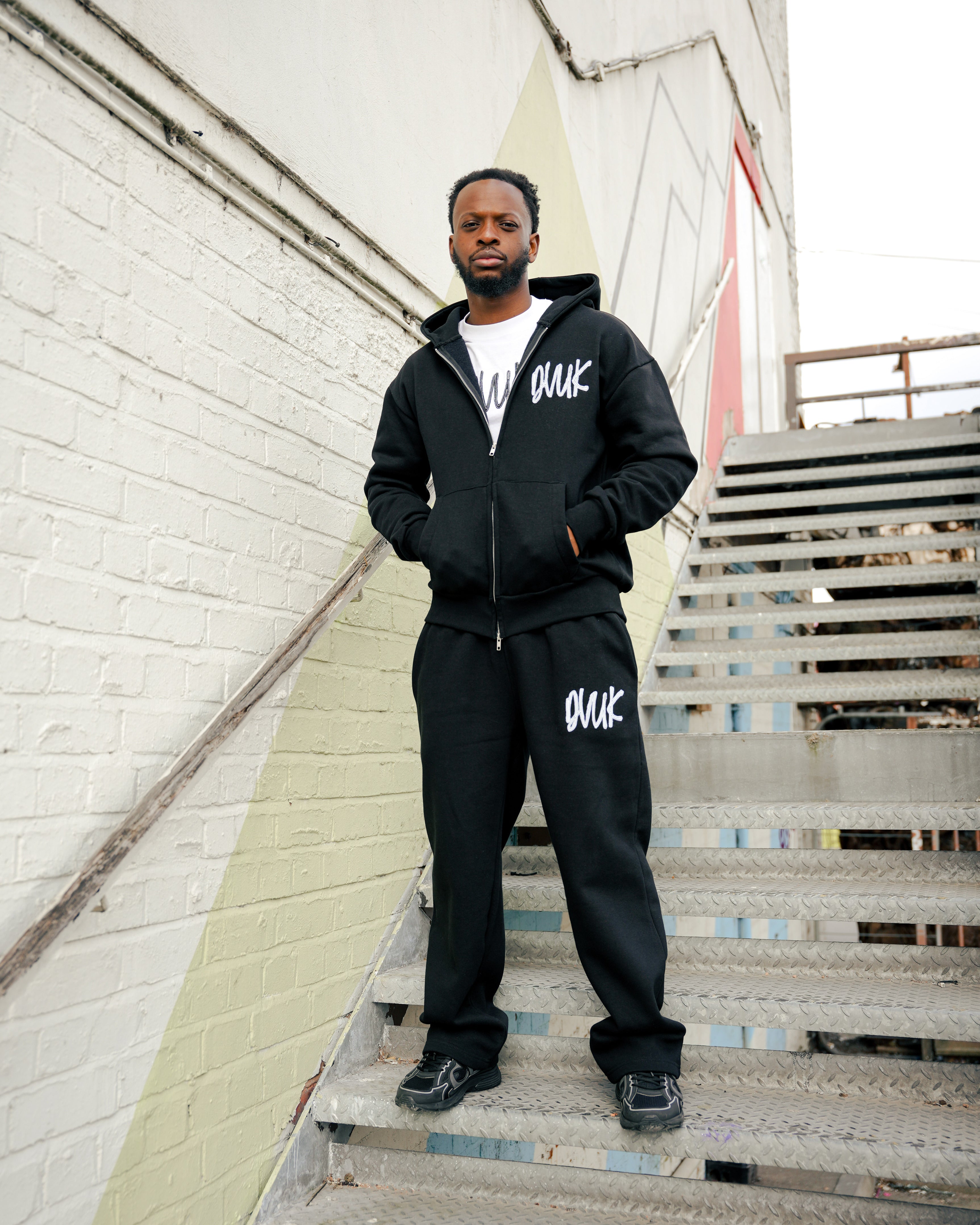 Heavyweight Black Tracksuit
