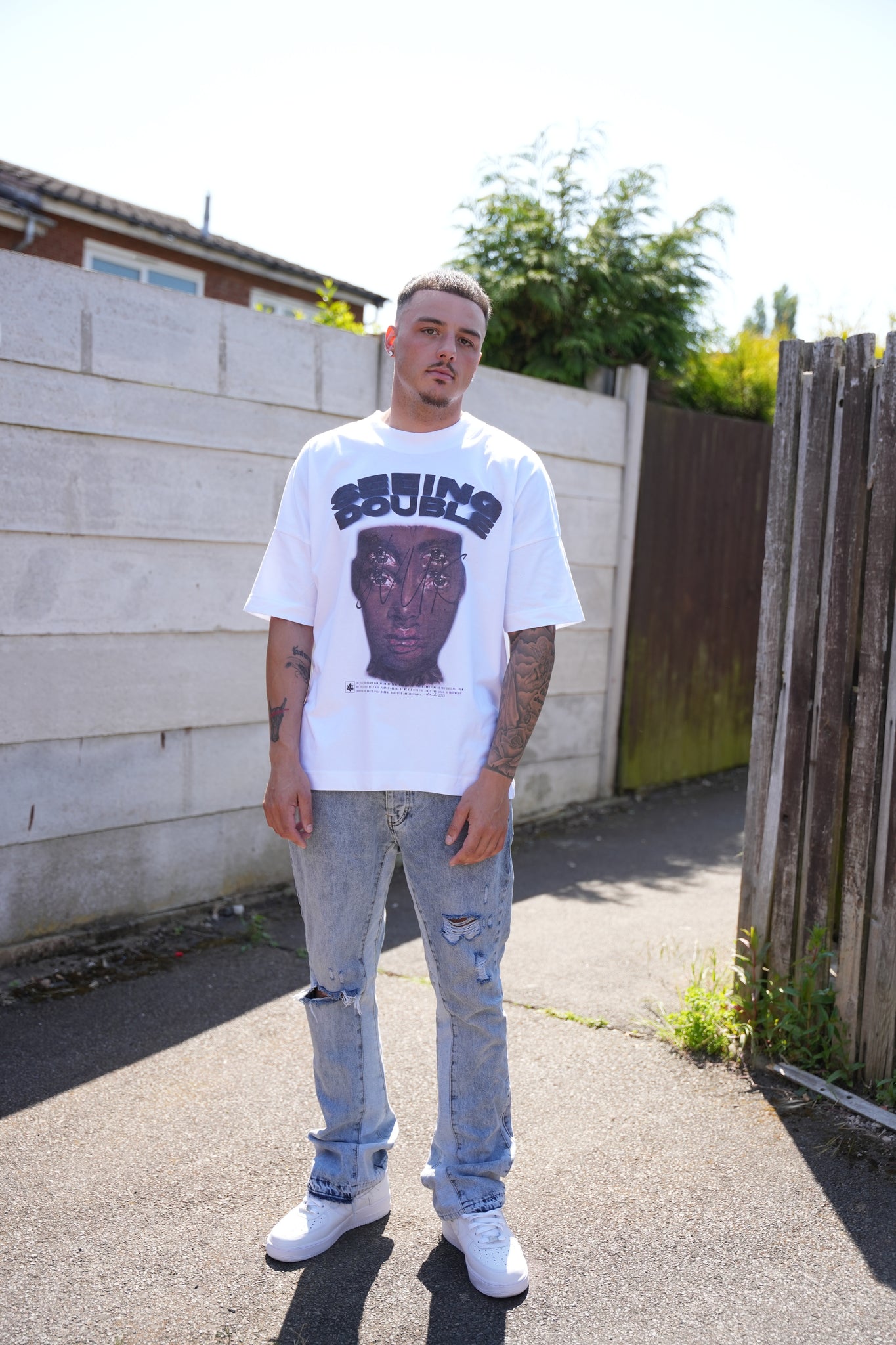 Confusion Tee - White