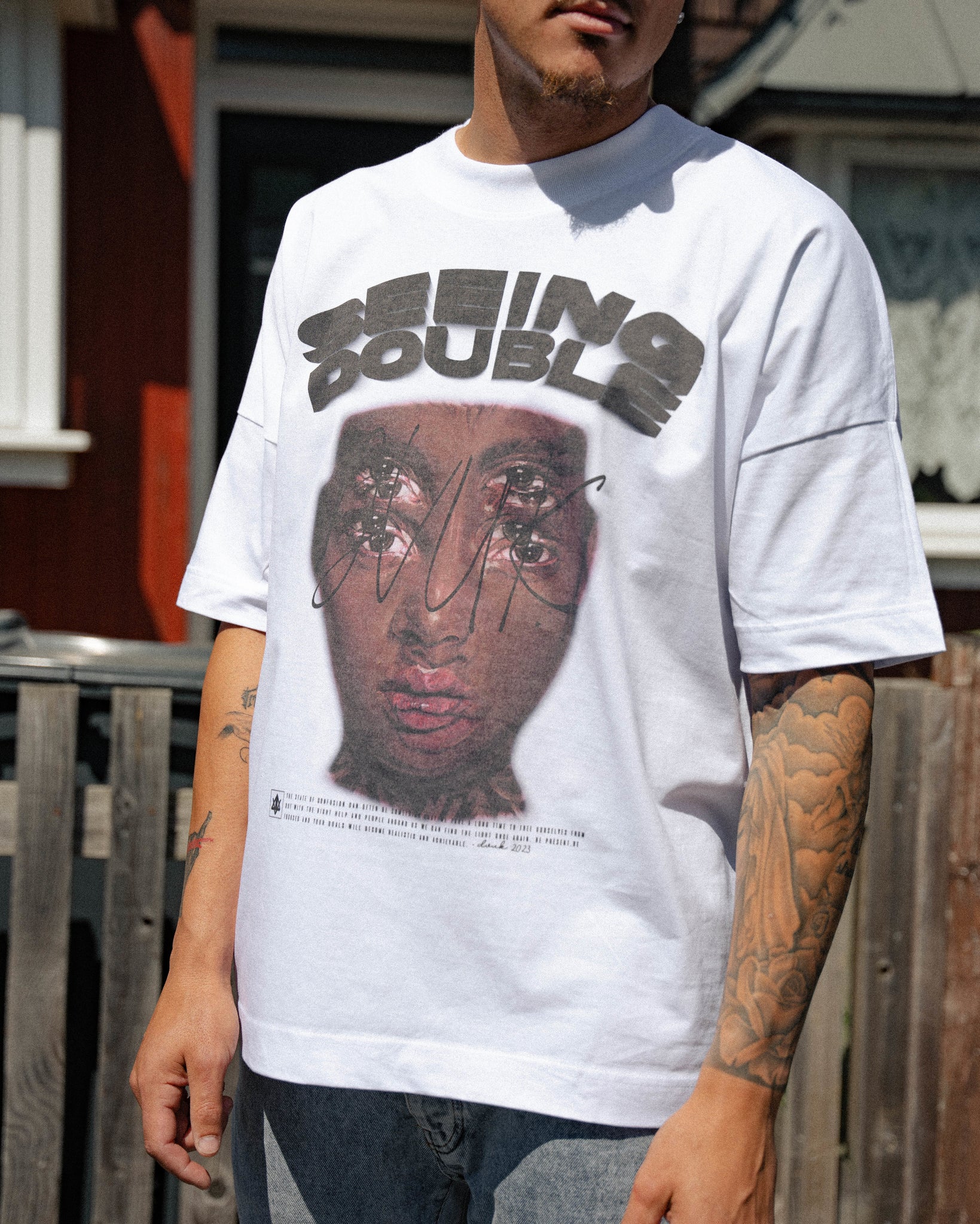 Confusion Tee - White