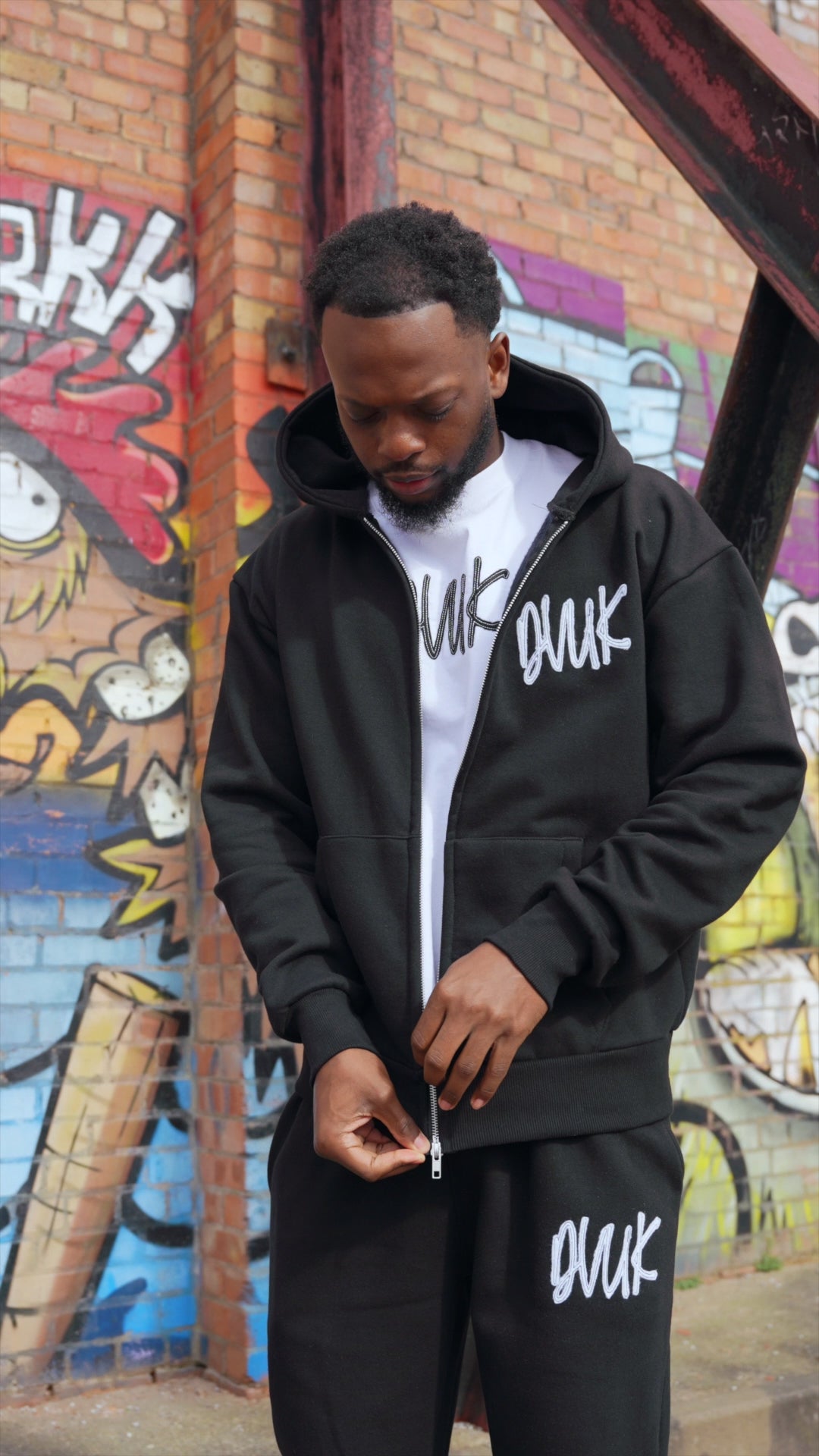 Heavyweight Black Tracksuit